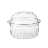 12oz Show-bowl Dome Lid Clear 
