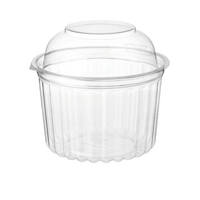 16oz Show-bowl Dome Lid Clear 