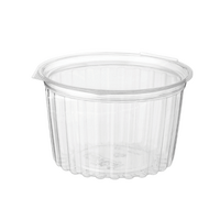 16oz Show-bowl Flat Lid Clear 