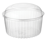 48oz Show-bowl Dome Lid Clear 