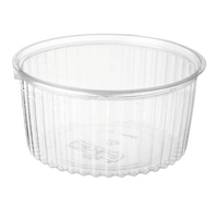 48oz Show-bowl Flat Lid Clear 