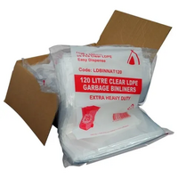 Clear LDPE 120 Litre Garbage B