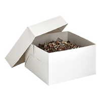 Milkboard 14x14x4&quot; Cake Box 50