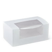 7 Inch Long Patisserie Box Wit