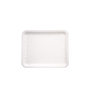 11 x 9” Foam Tray Shallow Whit