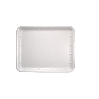 14 x 11” Foam Tray Shallow Whi