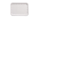 7 x 5” Foam Tray Shallow White