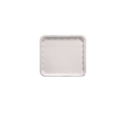 8 x 7” Foam Tray Shallow White