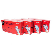 Blue Vinyl Gloves Powder Free 