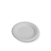 7” Round ECO Paper Plate White
