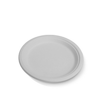 9” Round ECO Paper Plate White