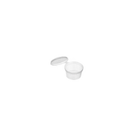 25ml Small Round Hinged Lid Pl