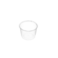 Genfac 600ml Plastic Round Con