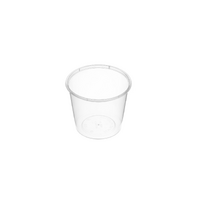Genfac 700ml Plastic Round Con