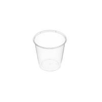 Genfac 850ml Plastic Round Con