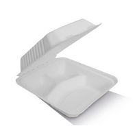 8” Sugarcane Small Dinner 3 Co