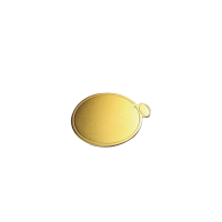 3” Gold Round Single Portion 