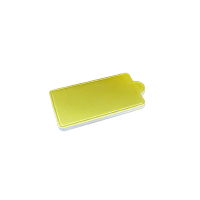 2x4” Gold Rectangular Single P