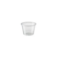 VELTA 1oz PET Plastic Portion 