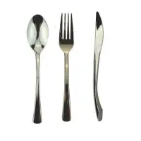 Silver Flair Plastic Cutlery image