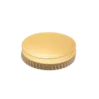 Gold Scallop Round Cake Boards image