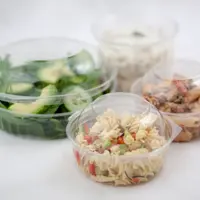 Plastic Hinged Lid Clear Containers image